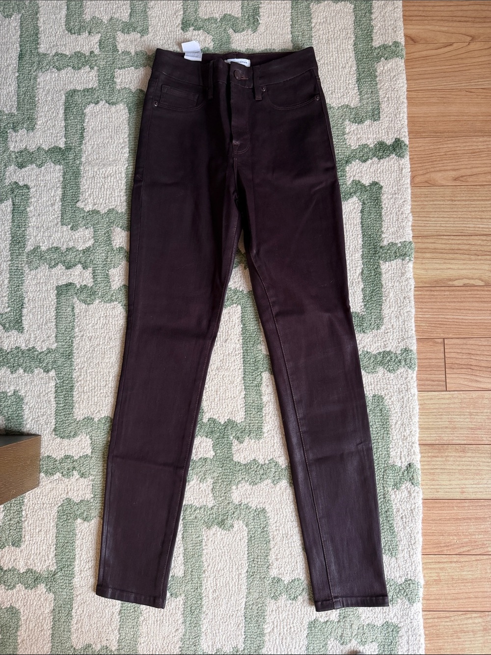 NWT Good American Burgundy Pants